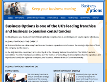 Tablet Screenshot of businessoptions.biz